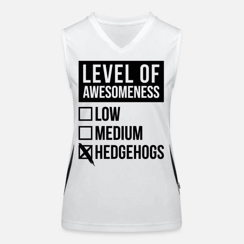 Igel Funktionelles Kontrast-Tank Top für Frauen