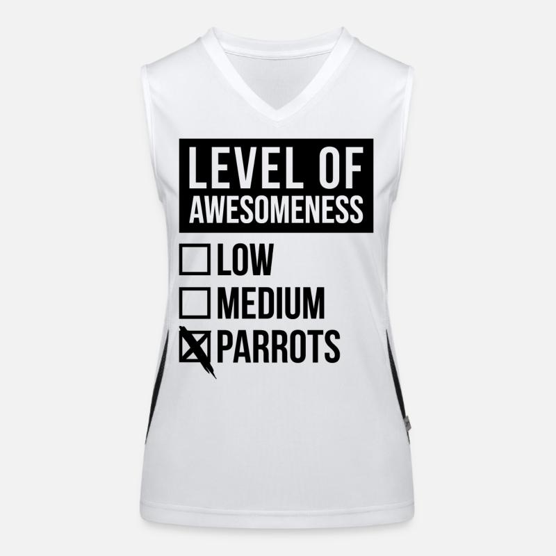 Papagei Funktionelles Kontrast-Tank Top für Frauen