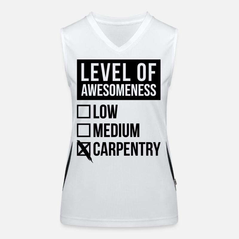 Tischlerei Funktionelles Kontrast-Tank Top für Frauen