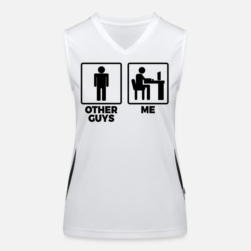 Andere Programmierer und ich Funktionelles Kontrast-Tank Top für Frauen