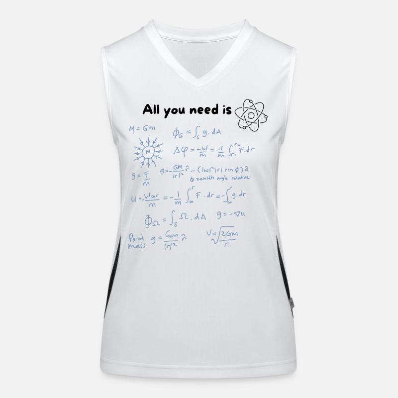 All you need Funktionelles Kontrast-Tank Top für Frauen