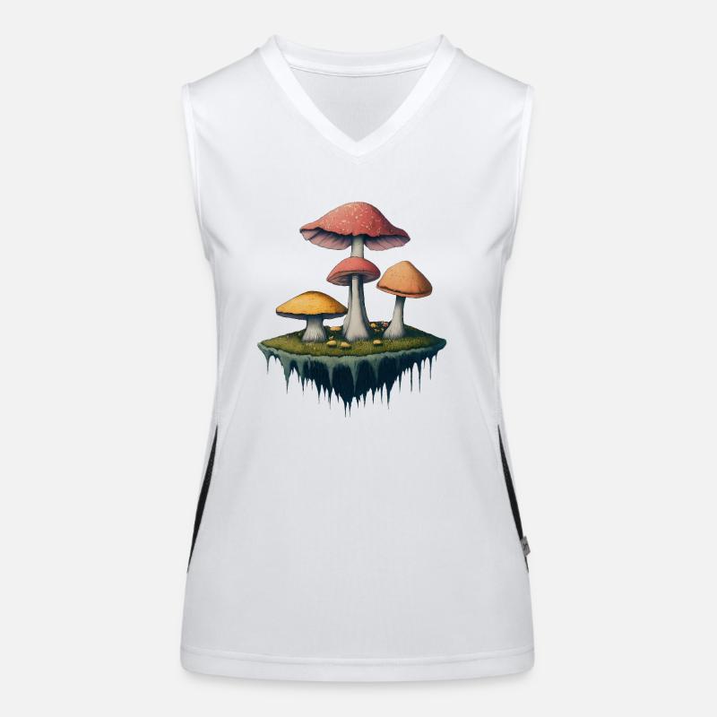 CHAMPIGNON ENCHANTÉ Débardeur respirant contrasté Femme