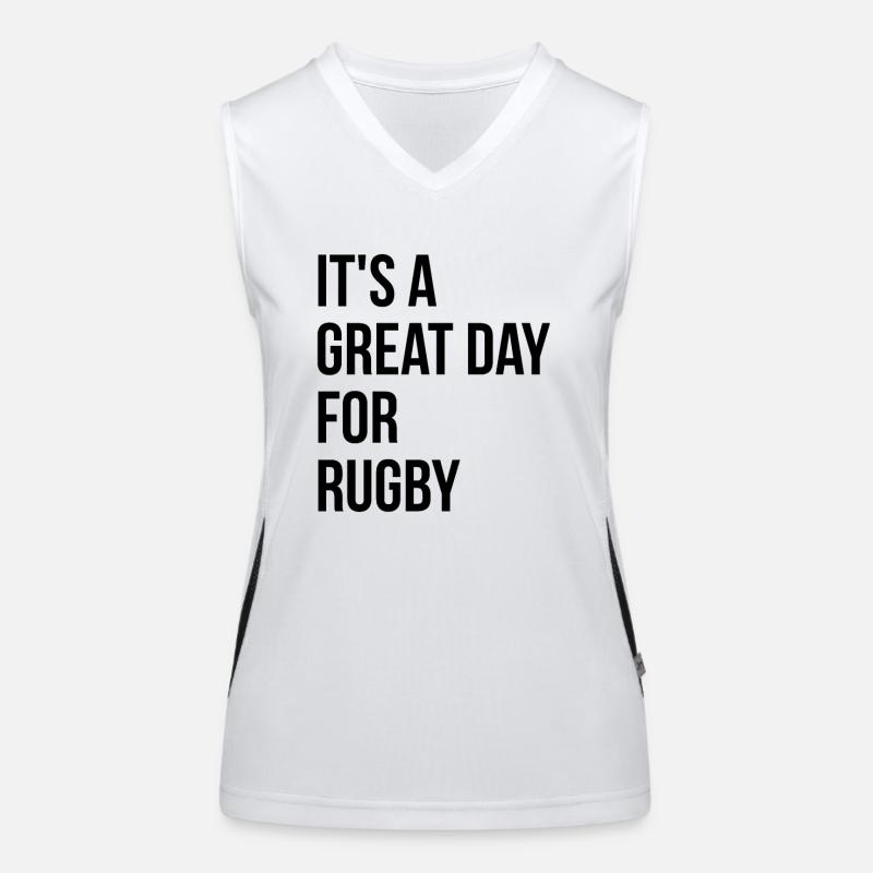 Rugby Funktionelles Kontrast-Tank Top für Frauen