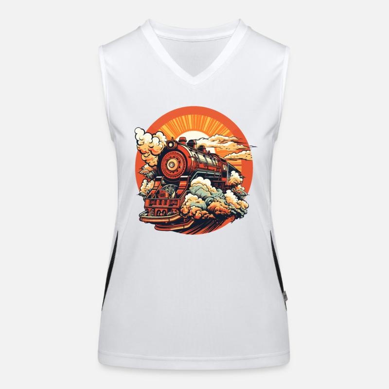 Zug Comic Look Funktionelles Kontrast-Tank Top für Frauen