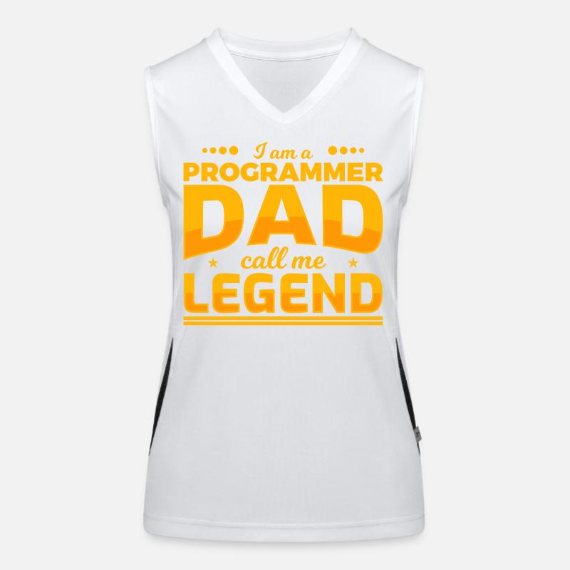 Père programmeur Débardeur respirant contrasté Femme