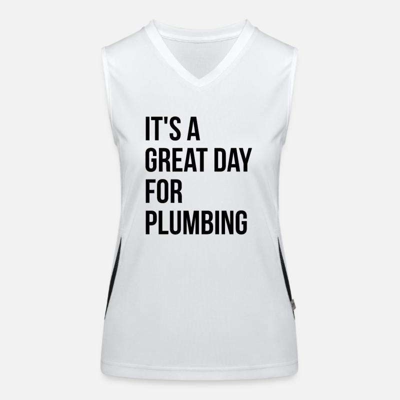 Klempner Funktionelles Kontrast-Tank Top für Frauen