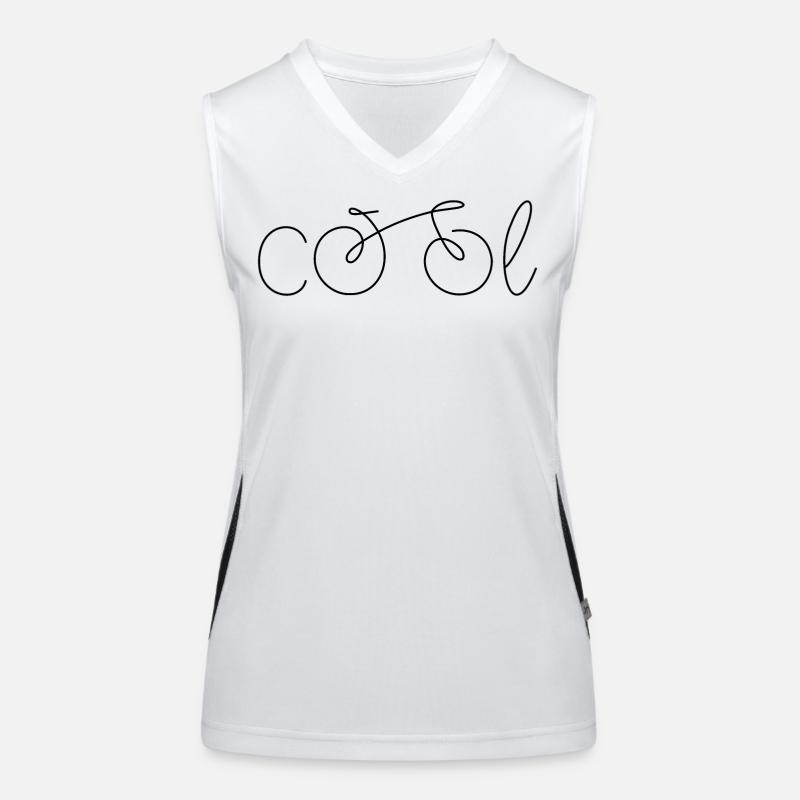 Fahrrad cool Funktionelles Kontrast-Tank Top für Frauen