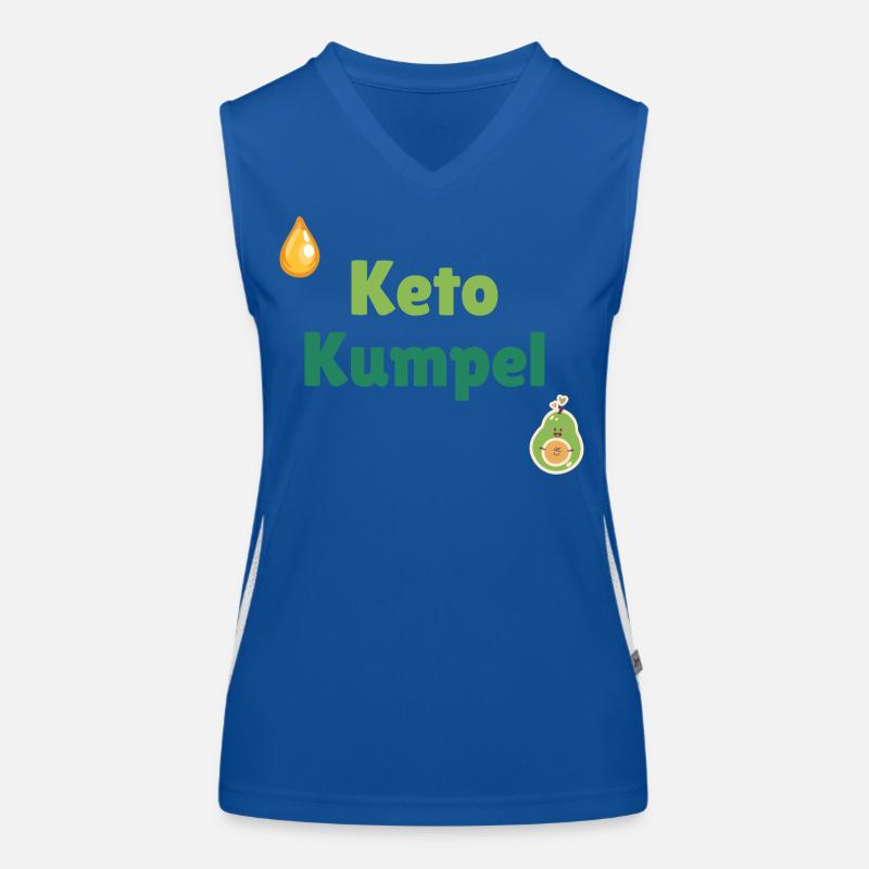 Keto Kumpel Funktionelles Kontrast-Tank Top für Frauen