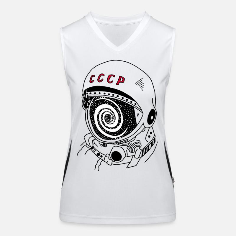 Rêve déçu de conquête spatiale Débardeur respirant contrasté Femme