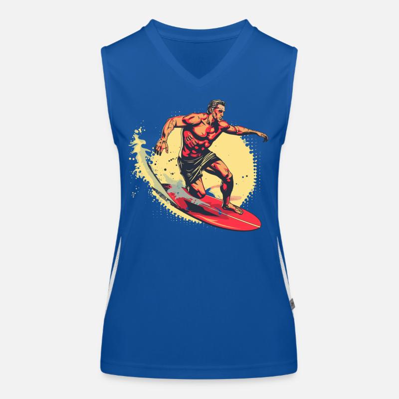 Graphisme Surfer Débardeur respirant contrasté Femme