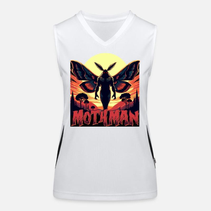 Mothman Monstre Halloween Débardeur respirant contrasté Femme