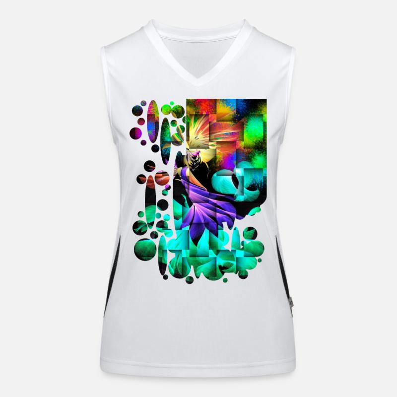 Fantasy Dance Fireworks Women's Functional Contrast Tank Top