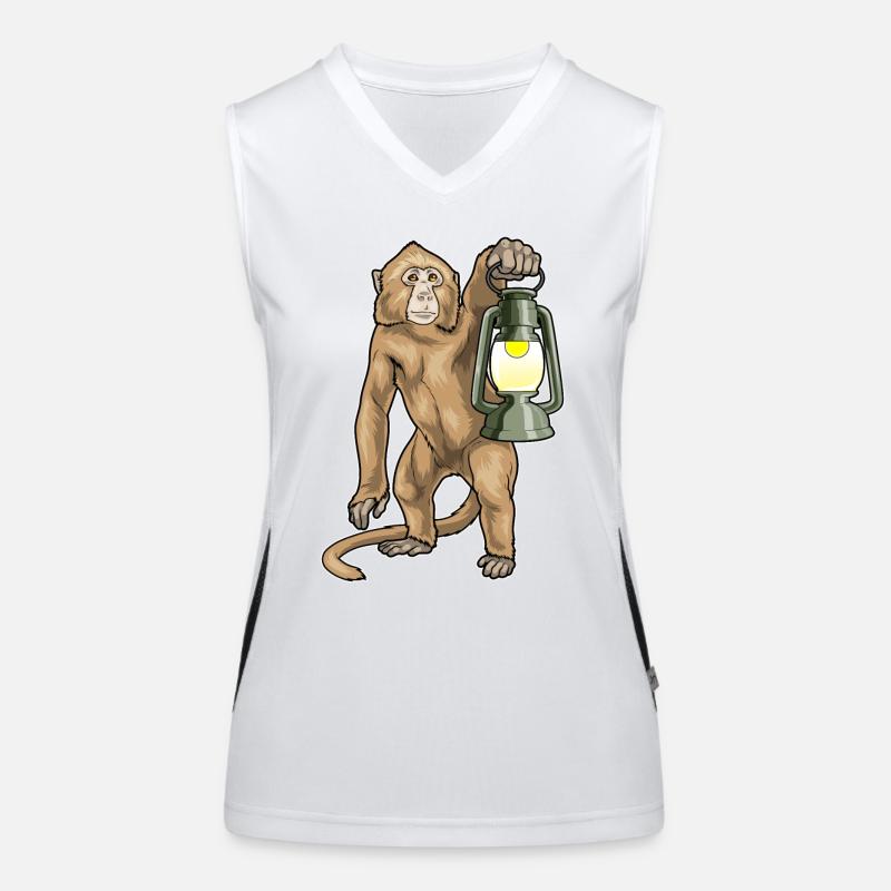 Lanterne Singe Débardeur respirant contrasté Femme