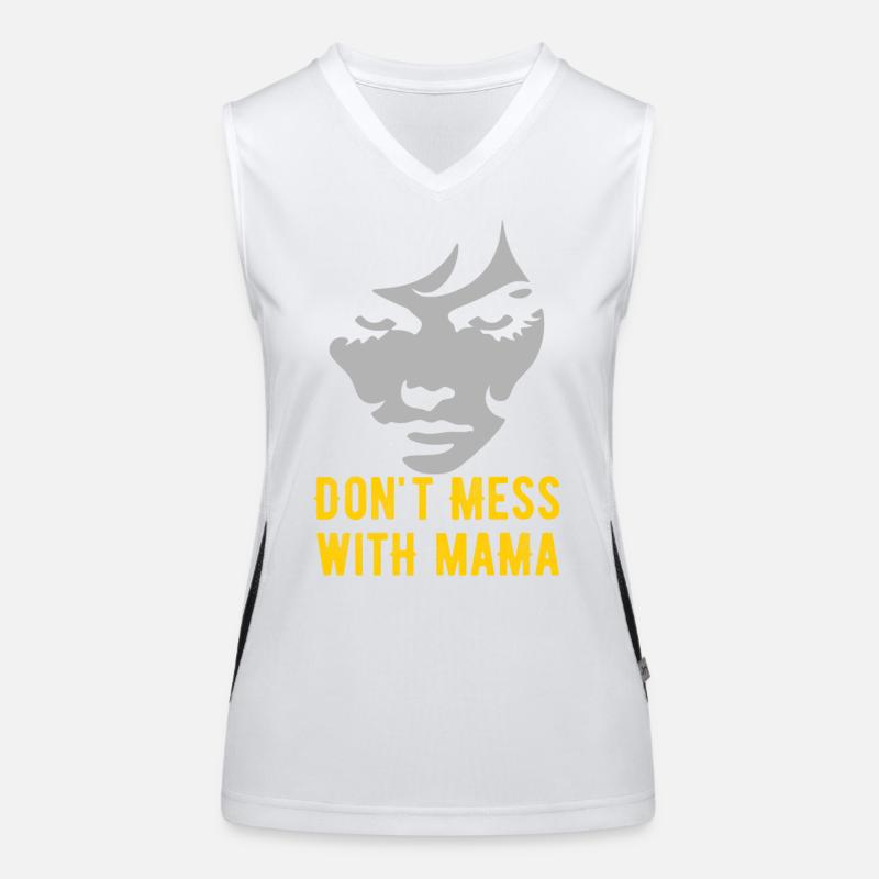 Conception audacieuse de déclaration de maternité Débardeur respirant contrasté Femme