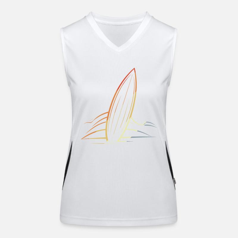 Surfboard Women's Functional Contrast Tank Top