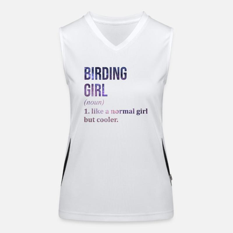 Oiseaux Débardeur respirant contrasté Femme