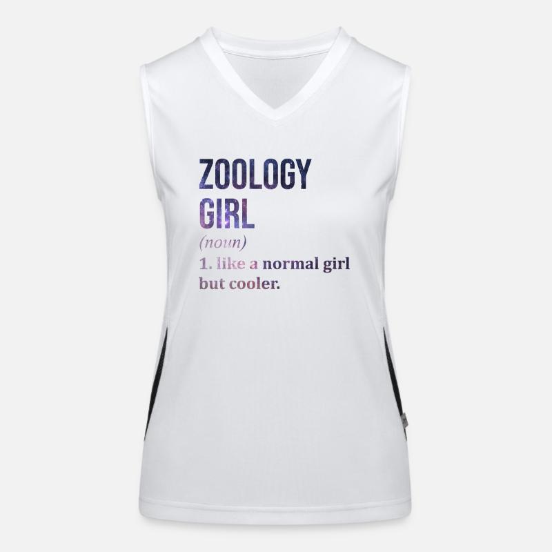 Zoologie Funktionelles Kontrast-Tank Top für Frauen