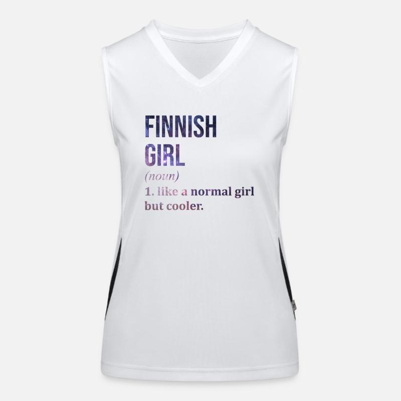 Finlande Débardeur respirant contrasté Femme