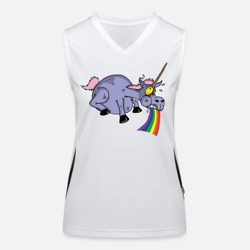 Licorne obèse Débardeur respirant contrasté Femme