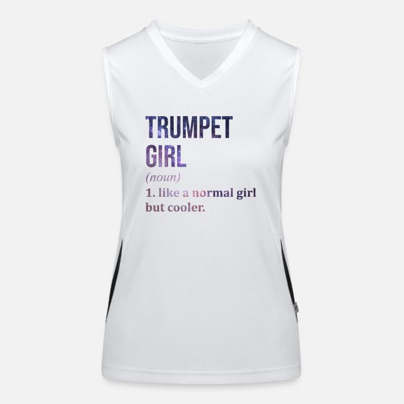 trompette Débardeur respirant contrasté Femme