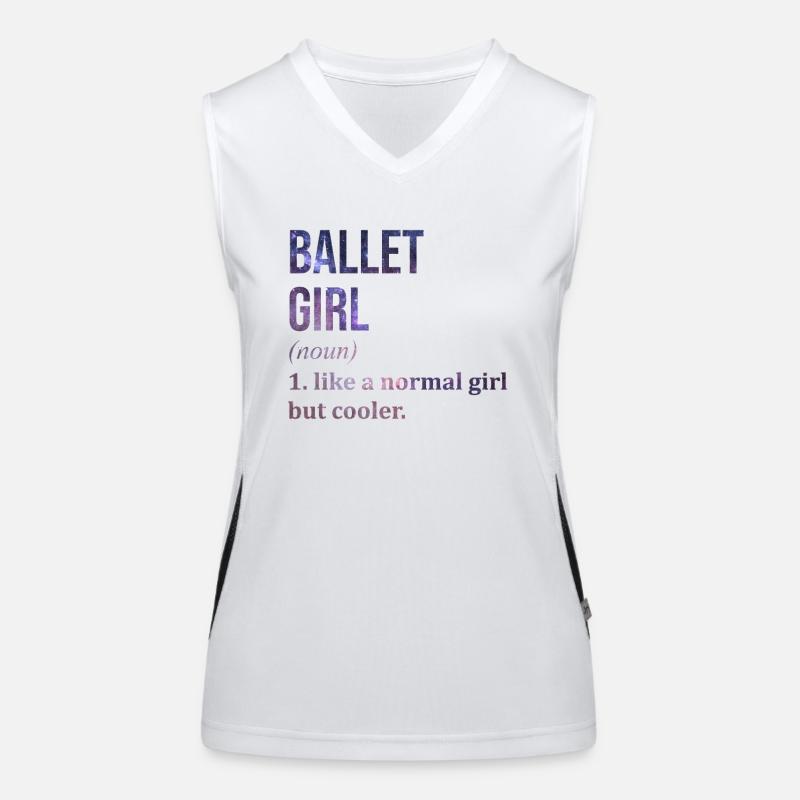 Ballett Funktionelles Kontrast-Tank Top für Frauen
