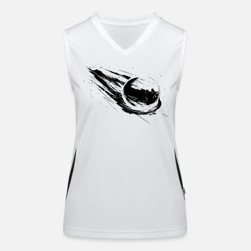 Bowlingkugel Funktionelles Kontrast-Tank Top für Frauen
