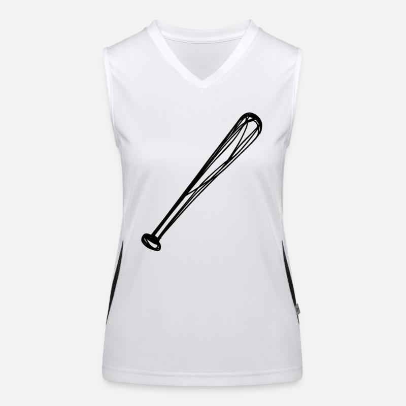 Batte de baseball Débardeur respirant contrasté Femme