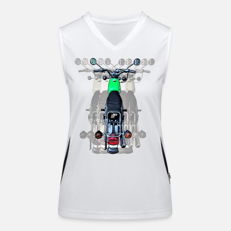 Simson S51 Funktionelles Kontrast-Tank Top für Frauen