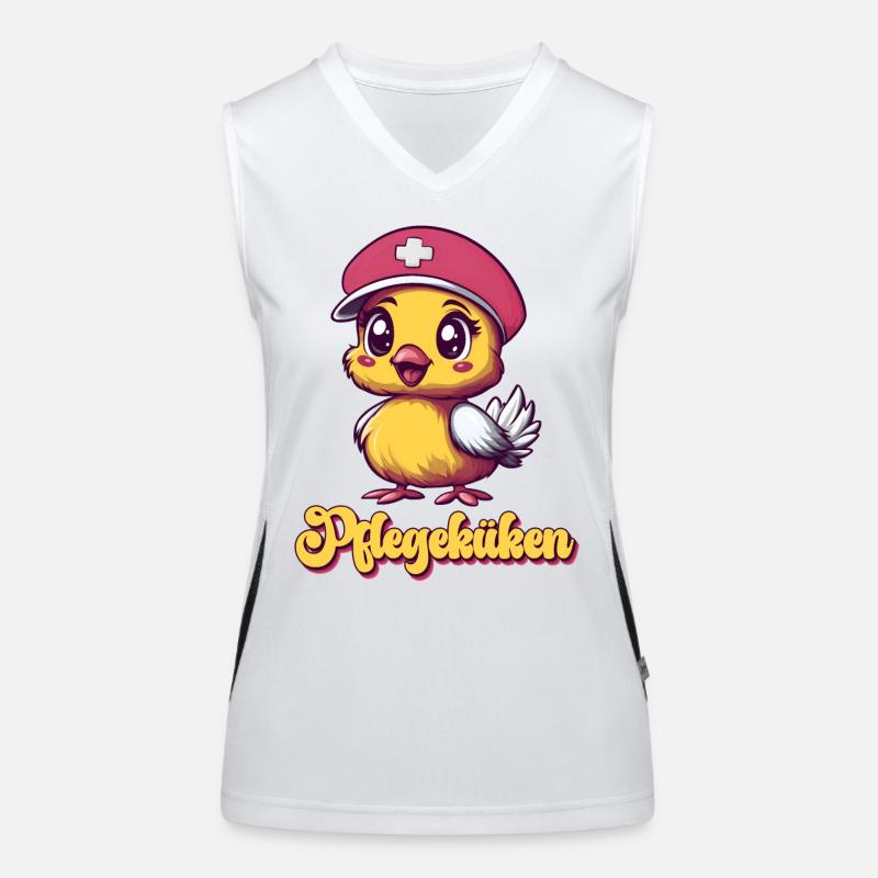 Nursing chick trainee geriatric nurse nurse Women's Functional Contrast Tank Top