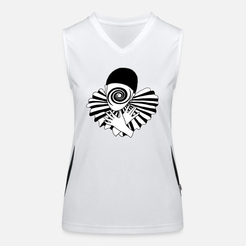 Vintage Galactic Pierrot Women's Functional Contrast Tank Top
