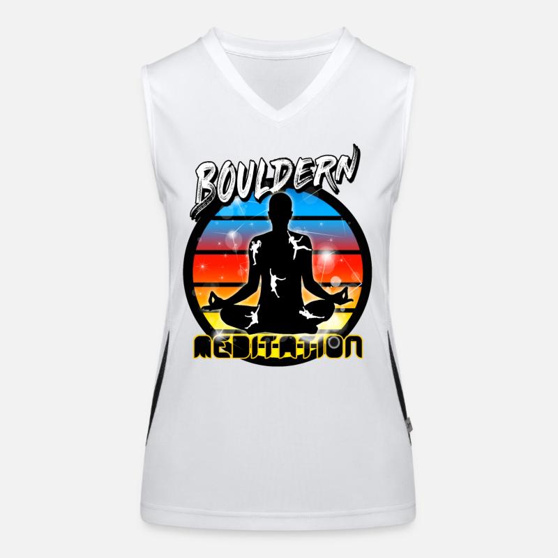 Bouldern Funktionelles Kontrast-Tank Top für Frauen