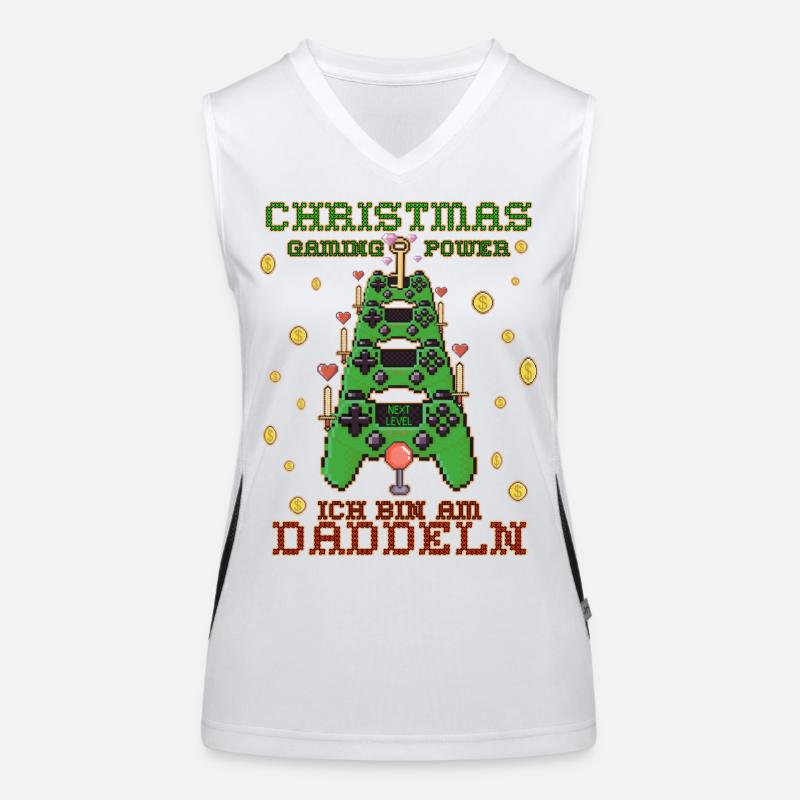 Gaming Funktionelles Kontrast-Tank Top für Frauen