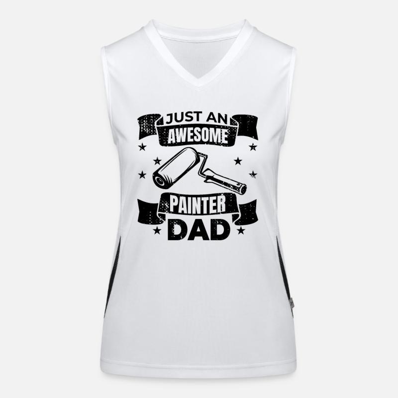 Papa peintre Débardeur respirant contrasté Femme