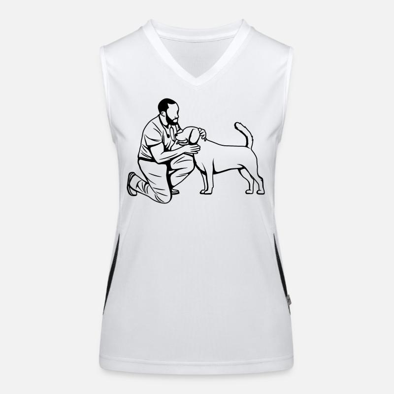 Veterinary technician Women's Functional Contrast Tank Top