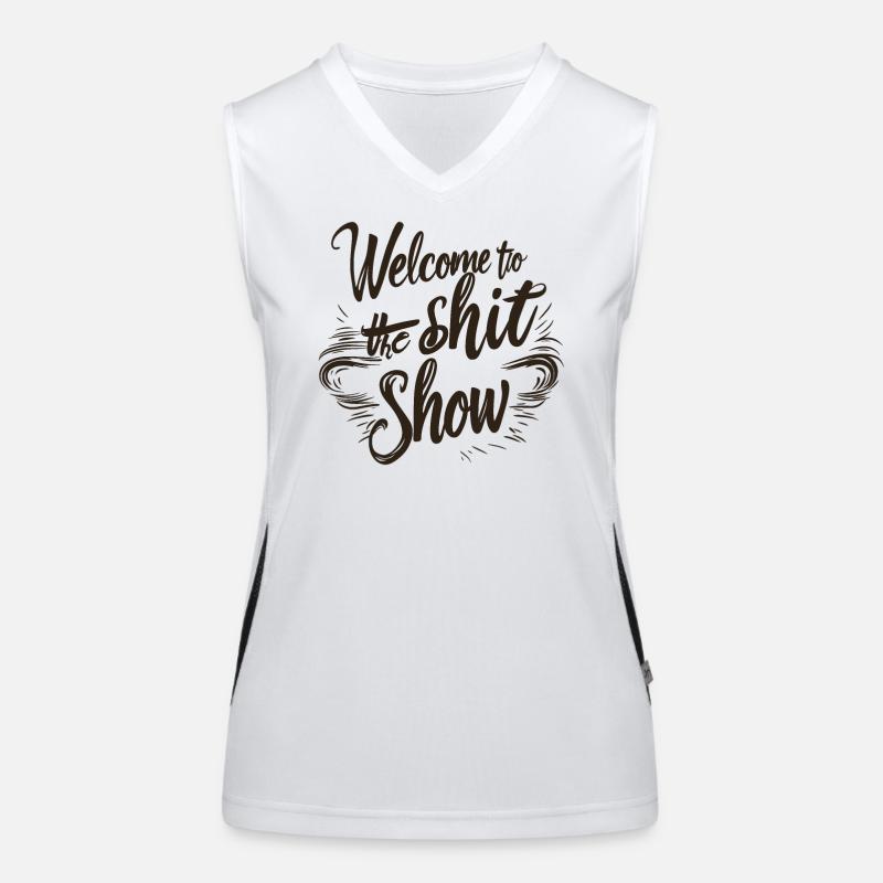 Spectacle de merde Débardeur respirant contrasté Femme