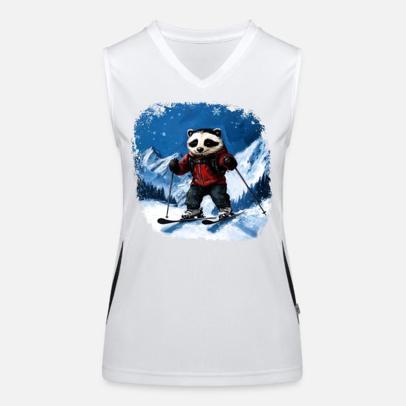 Skier Badger Women's Functional Contrast Tank Top