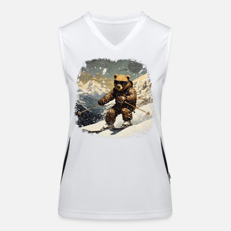 Bear Ski Women's Functional Contrast Tank Top