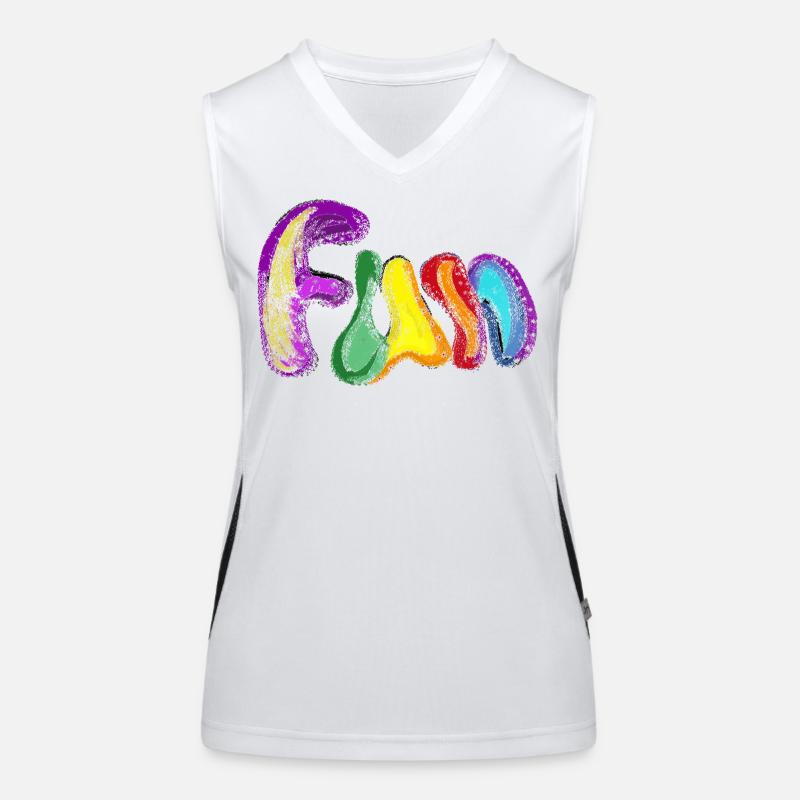 FUN Funktionelles Kontrast-Tank Top für Frauen