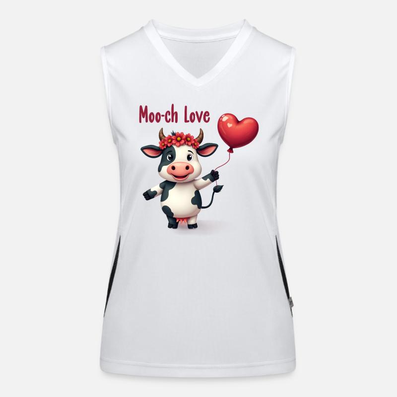 Moo-ch Love Funktionelles Kontrast-Tank Top für Frauen