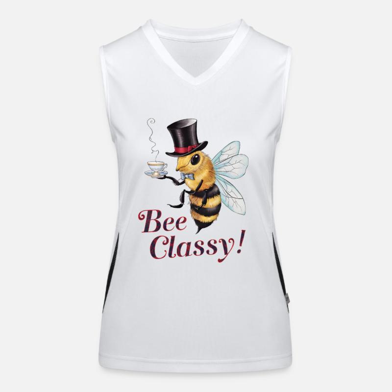 Bee Classy Funktionelles Kontrast-Tank Top für Frauen
