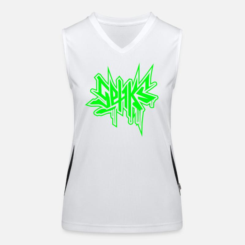 sehks green Women's Functional Contrast Tank Top