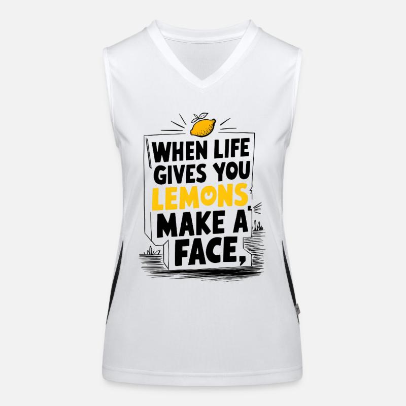 Make a Face Women's Functional Contrast Tank Top