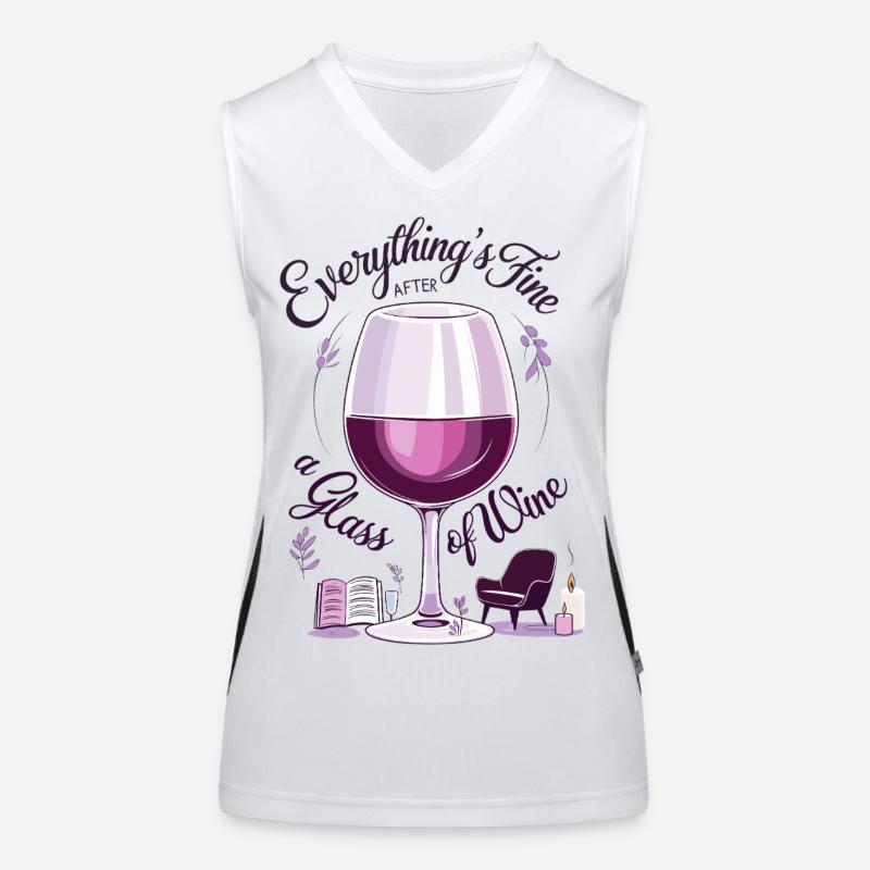 Amateurs de vin Débardeur respirant contrasté Femme