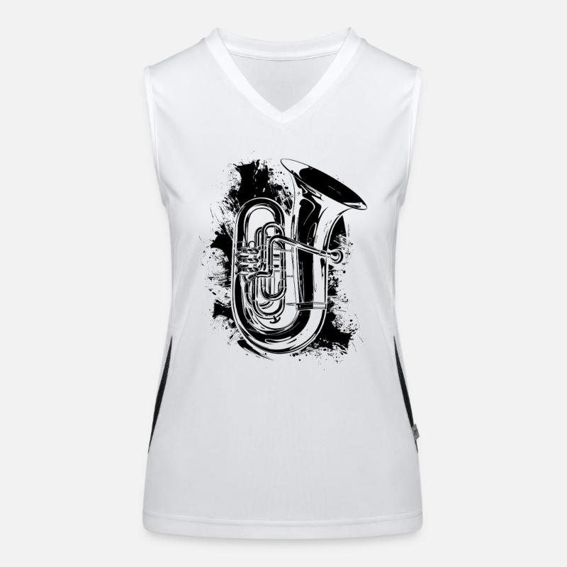 Tuba Graffiti Débardeur respirant contrasté Femme