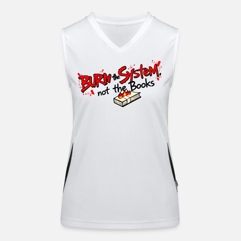Burn the system Women's Functional Contrast Tank Top