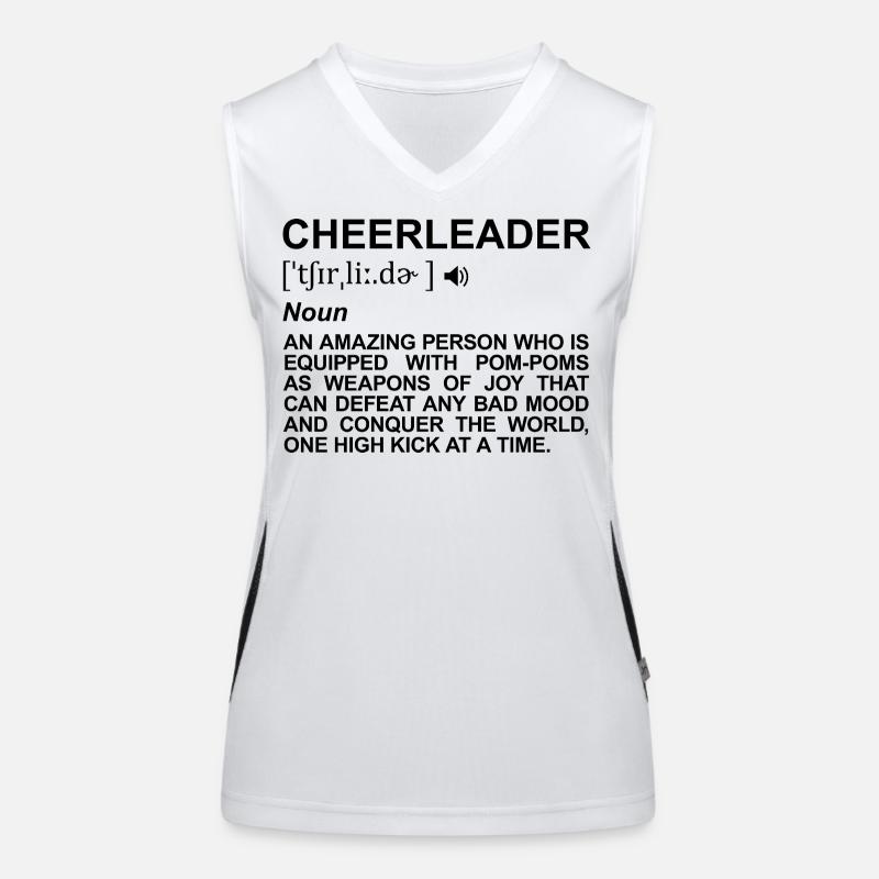 Cheerleader Meaning Women's Functional Contrast Tank Top
