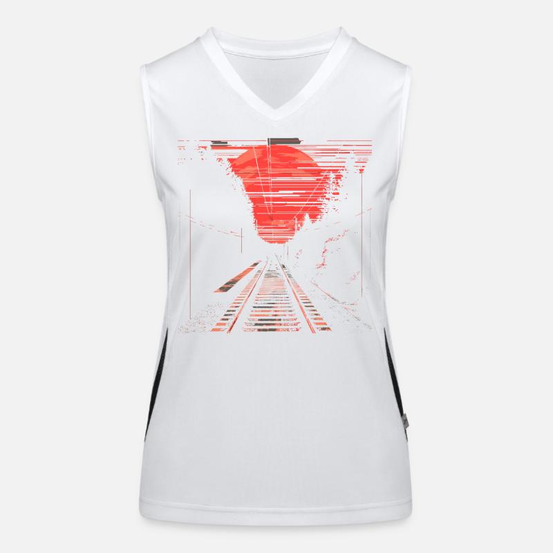 Railway Illustration Women's Functional Contrast Tank Top