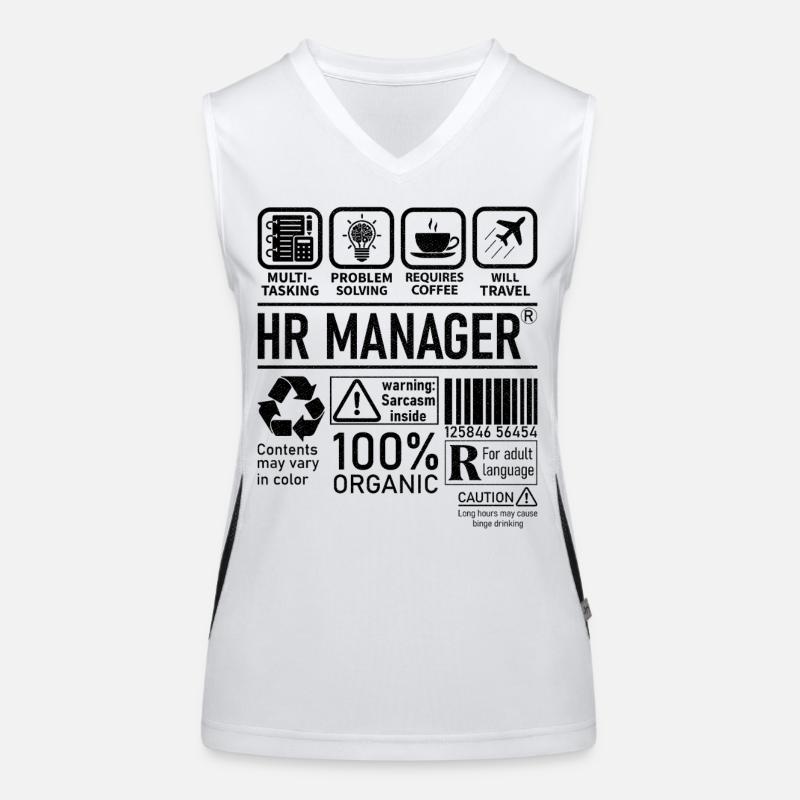 Responsable RH résolution de problèmes multitâches Débardeur respirant contrasté Femme