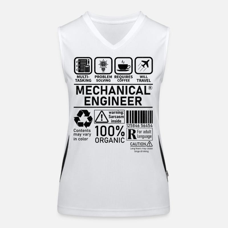 Mechanical Engineer multi tasking problem solving Funktionelles Kontrast-Tank Top für Frauen