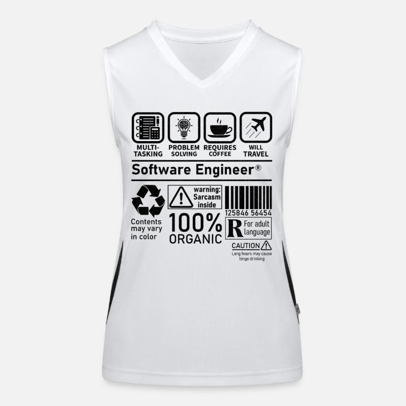 software engineer multi tasking problem solving Funktionelles Kontrast-Tank Top für Frauen